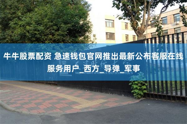 牛牛股票配资 急速钱包官网推出最新公布客服在线服务用户_西方_导弹_军事
