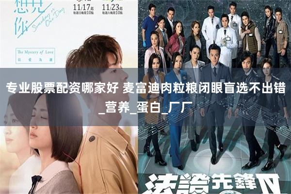 专业股票配资哪家好 麦富迪肉粒粮闭眼盲选不出错_营养_蛋白_厂厂